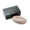 Candlewide Umber Beige refillable ceramic candle presented with its premium gift box